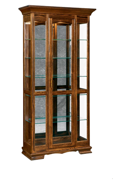 737 Edition - Amish Handcrafted Curio Cabinet