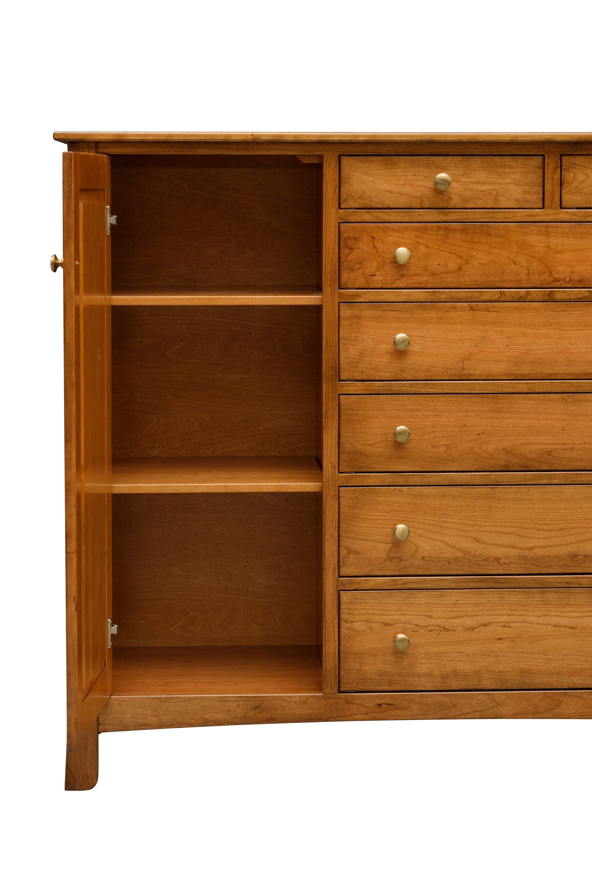 Madison - Hardwood Amish Gent's Chest Door & Drawer