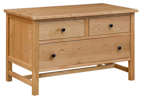 Generations - Amish Hardwood Low Chest of Drawers