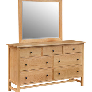 Generations - Hardwood Amish Double Dresser with Optional Mirror