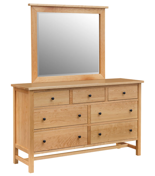 Generations - Hardwood Amish Double Dresser with Optional Mirror