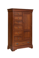 Chateau - Hardwood Amish Door and Drawer Chest (71 Inches High)