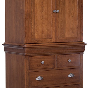 Chateau - Hardwood Amish Armoire