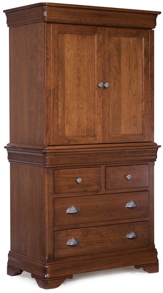 Chateau - Hardwood Amish Armoire