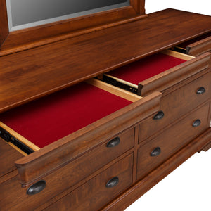 Hidden Felt Lined Drawers