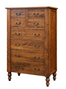 Canyon Creek - Hardwood Amish 64"H Chest of Drawers