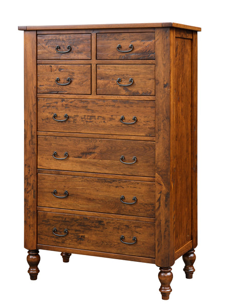 Canyon Creek - Hardwood Amish 64"H Chest of Drawers