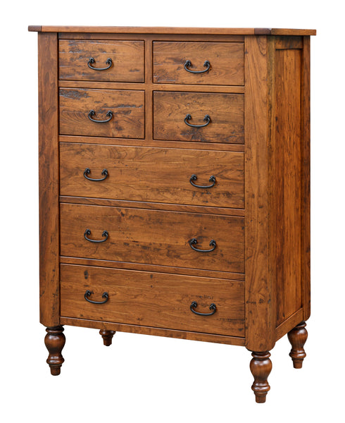 Canyon Creek - Hardwood Amish 55"H Chest of Drawers