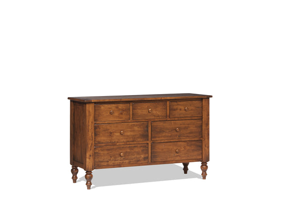 Canyon Creek - Hardwood Amish Double Dresser with Optional Mirror