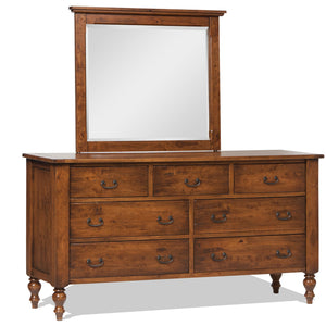 Canyon Creek - Hardwood Amish Double Dresser with Optional Mirror