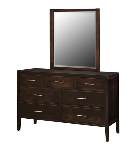 Albany - Hardwood 7-Drawer Dresser w/ Optional Mirror