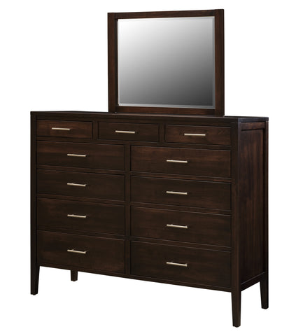 Albany - Hardwood 11-Drawer Dresser w/ Optional Mirror