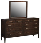Albany - Hardwood 10-Drawer Dresser w/ Optional Mirror