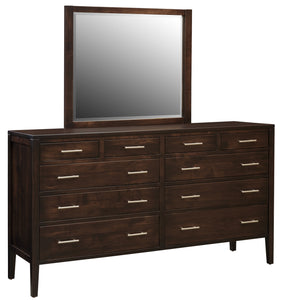 Albany - Hardwood 10-Drawer Dresser w/ Optional Mirror
