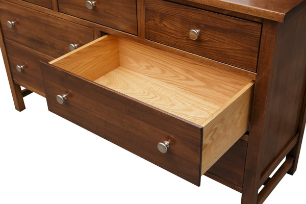 Generations - Hardwood Amish Double Dresser with Optional Mirror