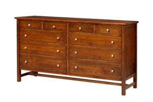 Generations - Hardwood Amish Triple Dresser with Optional Mirror
