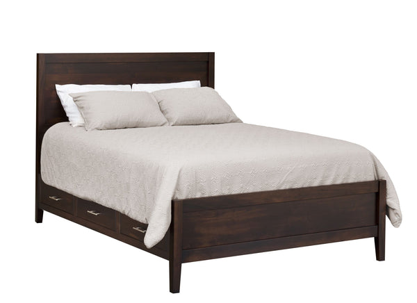 Albany - Hardwood Panel Bed