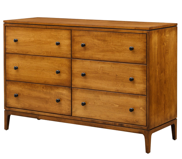 Estelle - Hardwood Amish Triple Dresser With Optional Mirror