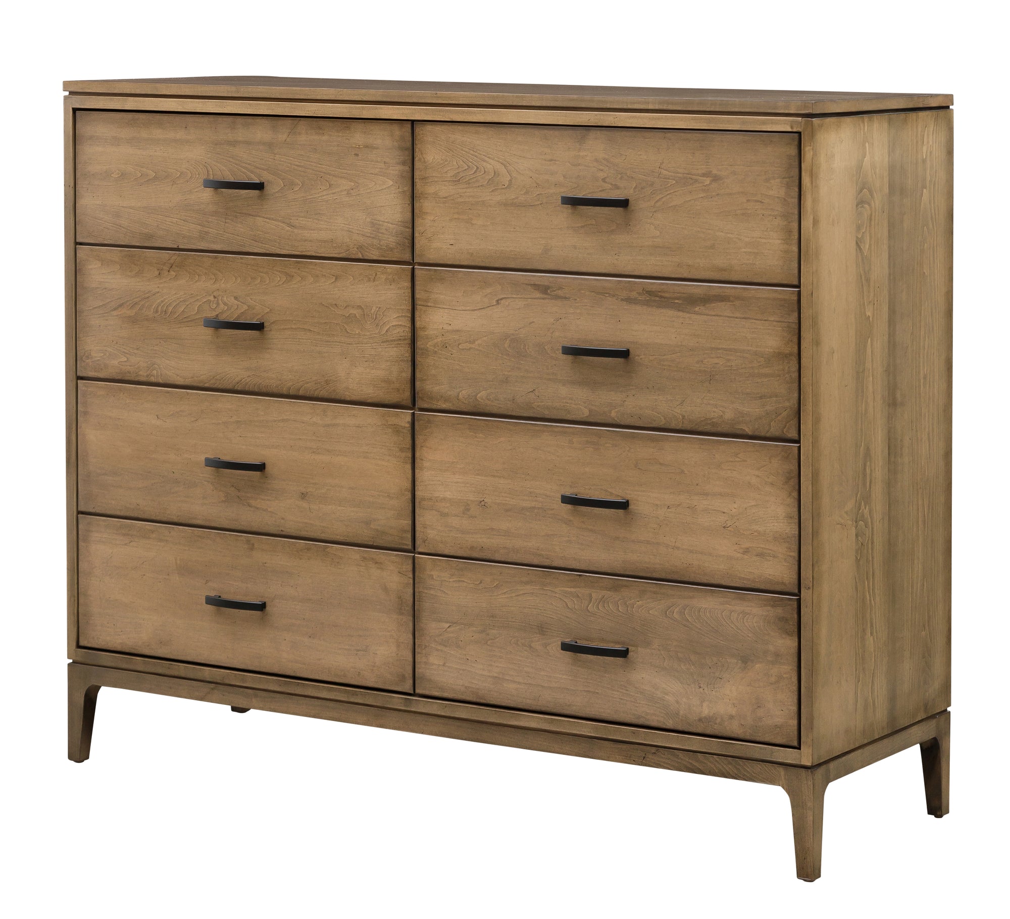 Estelle - Hardwood Amish Double High Dresser With Optional Mirror