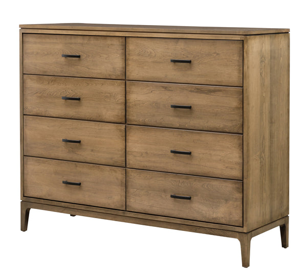 Estelle - Hardwood Amish Double High Dresser With Optional Mirror