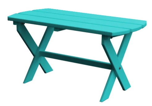 Poly Outdoor Folding Oval Coffee Table