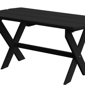 Poly Outdoor Folding Oval Coffee Table