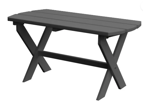 Poly Outdoor Folding Oval Coffee Table