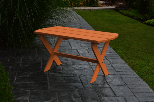Poly Outdoor Folding Oval Coffee Table