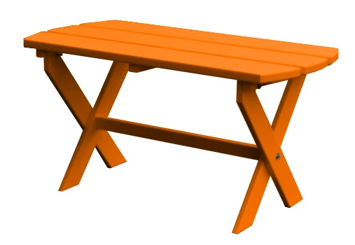 Poly Outdoor Folding Oval Coffee Table