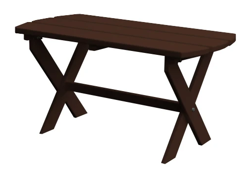 Poly Outdoor Folding Oval Coffee Table