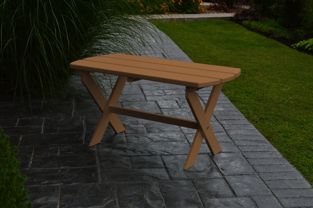 Poly Outdoor Folding Oval Coffee Table