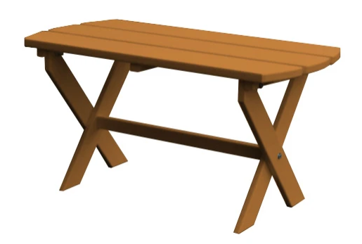 Poly Outdoor Folding Oval Coffee Table