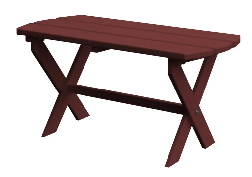 Poly Outdoor Folding Oval Coffee Table