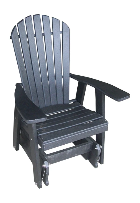 Poly Outdoor Adirondack Gliding Chair - Multiple Color Options
