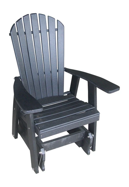 Poly Outdoor Adirondack Gliding Chair - Multiple Color Options