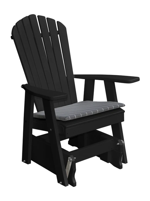 Poly Outdoor Adirondack Gliding Chair - Multiple Color Options