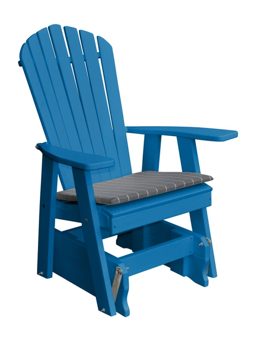 Poly Outdoor Adirondack Gliding Chair - Multiple Color Options