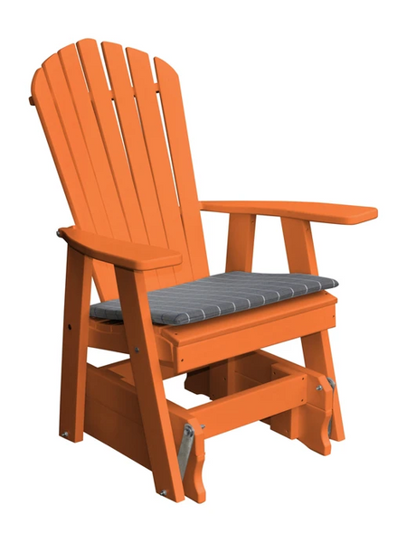 Poly Outdoor Adirondack Gliding Chair - Multiple Color Options