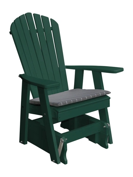 Poly Outdoor Adirondack Gliding Chair - Multiple Color Options