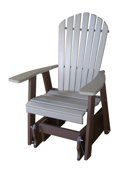 Poly Outdoor Adirondack Gliding Chair - Multiple Color Options