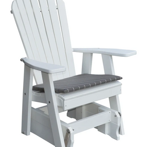 Poly Outdoor Adirondack Gliding Chair - Solid Color