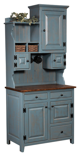 Little Lizzie - Amish Handcrafted Hutch With Optional Baskets