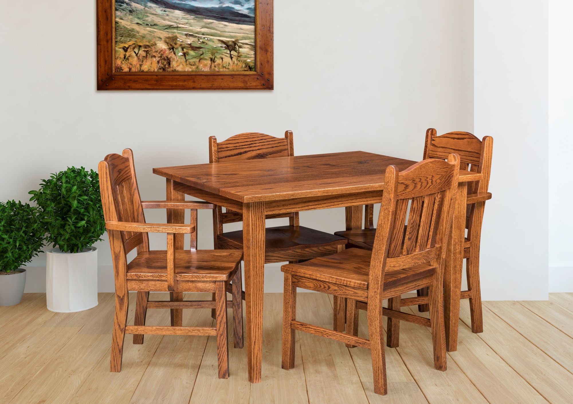 Adams - Amish Handcrafted Solid Wood Dining Chair