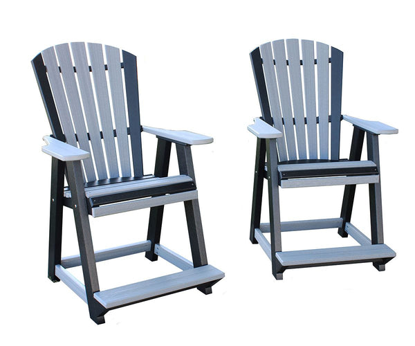 Poly Outdoor Adirondack Balcony Chair