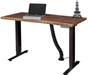 Adona - Amish Live-Edge Adjustable Standing Desk / QUICK-SHIP (SHIPS IN 2-3 WEEKS)