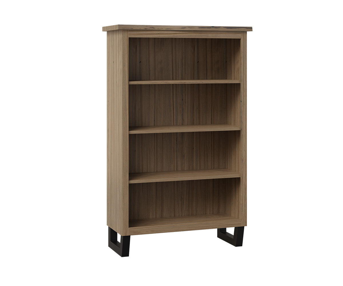 Adona - Amish Handcrafted Open Bookcase/ Quick Ship