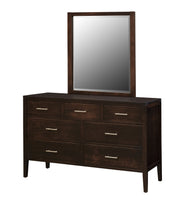 Albany - Hardwood 7-Drawer Dresser w/ Optional Mirror