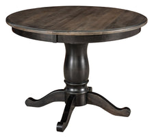 Alpine Pedestal - Handcrafted Solid Top or Extension Dining Table