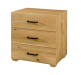 Arcadia - Amish Handcrafted 3 Drawer Nightstand