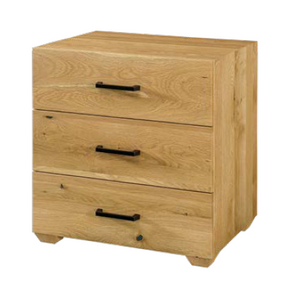 Arcadia - Amish Handcrafted 3 Drawer Nightstand